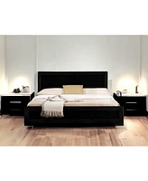 Bed Frame Solid and Manufactured Wood – Durable Construction