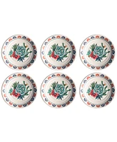 TarHong Desert Succulent 6-Pc. Salad Plates, Service For 6