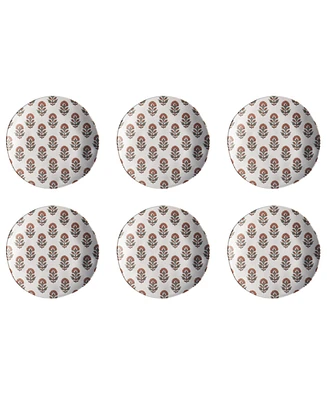 TarHong Kashmir 6-Pc. Salad Plates, Service For 6