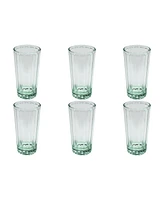 TarHong Simple Scallop Double Old Fashioned Glasses, Set of 6