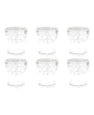 TarHong Vines Etch Stemless Glasses, Set of 6
