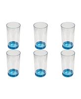 TarHong Fine Ribbed Double Old Fashioned Glasses, Set of 6
