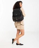 Zoe 15" Laptop Backpack with Detachable Clutch