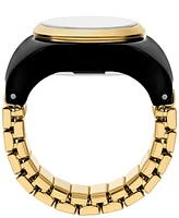 Fossil Women's Two-Hand Gold-Tone Stainless Steel Ring Watch, 15mm