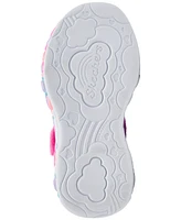 Skechers Toddler Girls S-Lights: Eternal Heart Lights Light-Up Fastening Strap Casual Sneakers from Finish Line