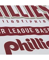 Mitchell & Ness Men's White Philadelphia Phillies Cooperstown Collection Team Origins Premium T-Shirt