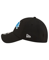 New Era Men's Black Detroit Lions Team Classic 39THIRTY Flex Hat