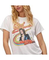 Daydreamer Women's White Rod Stewart 1978/79 World Tour Graphic T-Shirt