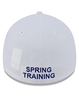 New Era Men's White/Royal Los Angeles Dodgers 2025 Spring Training Landscape 39THIRTY Flex Hat