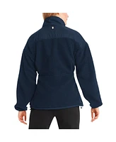 Dkny Sport Women's Navy Buffalo Bills Drew Mixed Media Full-Zip Jacket
