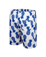 Colosseum Men's White Air Force Falcons Pineapples Swim Shorts