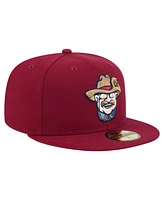 New Era Men's Burgundy Frisco RoughRiders Authentic Collection 59FIFTY Hat