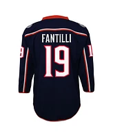 Outerstuff Big Boys and Girls Adam Fantilli Blue Columbus Jackets Alternate Replica Player Jersey