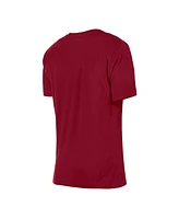 New Era Women's Wine Cleveland Cavaliers Glam Game Flower T-Shirt