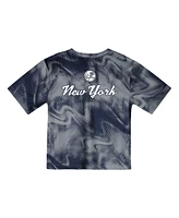 Outerstuff Toddler 2-Piece Gray/Navy New York Yankees Pinch Hitter Infielder T-Shirt and Shorts Set