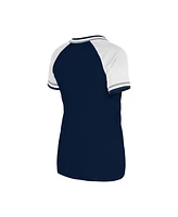 New Era Women's Navy York Yankees Gameday Raglan V-Neck T-Shirt