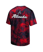 Outerstuff Big Boys and Girls Navy/Red Atlanta Braves Pinch Hitter T-Shirt
