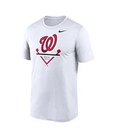 Nike Men's White Washington Nationals Icon Legend Performance T-Shirt