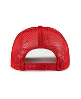 '47 Brand Men's White/Red Cincinnati Reds Freshman Trucker Adjustable Hat