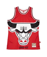 Mitchell & Ness Men's Red Chicago Bulls Hardwood Classics Blown Out Fashion Jersey
