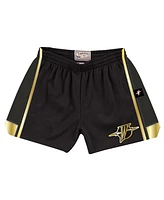 Mitchell & Ness Women's Black Golden State Warriors Hardwood Classics Jump Shot Shorts