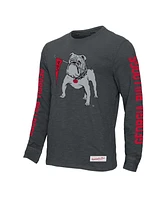 Mitchell & Ness Men's Charcoal Georgia Bulldogs Team Pride Long Sleeve T-Shirt