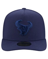New Era Men's Navy Houston Texans Color Pack A-Frame 59FIFTY Fitted Hat