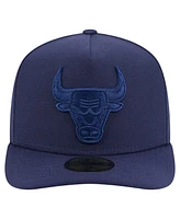 New Era Men's Navy Chicago Bulls Colorpack A-Frame Pinch Front 59FIFTY Fitted Hat