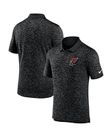 Nike Men's Black Arizona Cardinals Pique Fashion Performance Polo Shirt