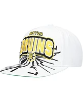 Mitchell & Ness Big Boys and Girls White Boston Bruins After Shock Snapback Hat