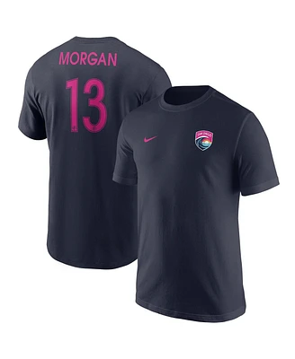 Nike Men's Alex Morgan Navy San Diego Wave Fc Core Name Number T-Shirt