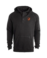 Dunbrooke Men's Black Baltimore Orioles Montana Raglan Pullover Hoodie