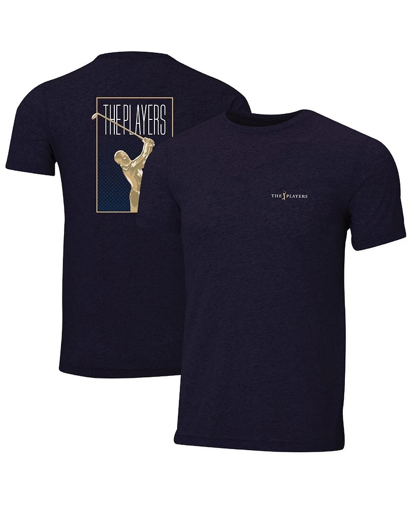 Ahead Men's Blue The Players Trophy Instant Classic Tri-Blend T-Shirt