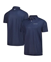FootJoy Men's Navy The Players ProDry Bounce Print Stretch Pique Polo Shirt