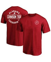 Fanatics Men's Crimson Alabama Crimson Tide Big Tall Fast Break 2 Hit T-Shirt