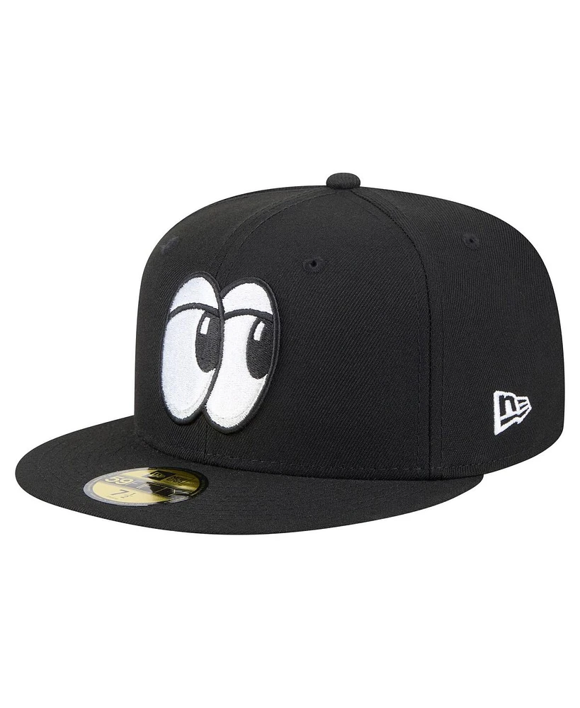 New Era Men's Black Chattanooga Lookouts Authentic Collection 59FIFTY Hat