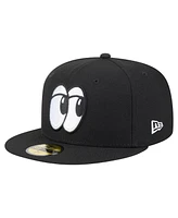 New Era Men's Black Chattanooga Lookouts Authentic Collection 59FIFTY Hat