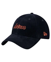 New Era Women's Navy Houston Astros Corduroy 9TWENTY Adjustable Hat