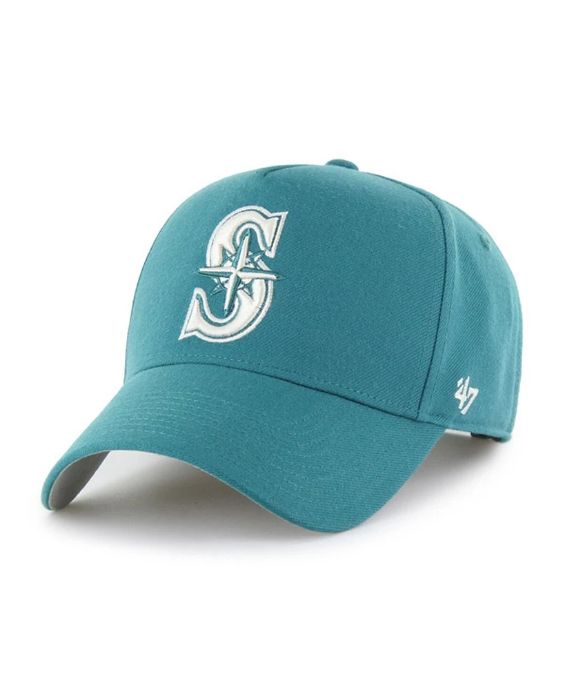 '47 Brand Men's Teal Seattle Mariners Ballpark Offside Adjustable Hat