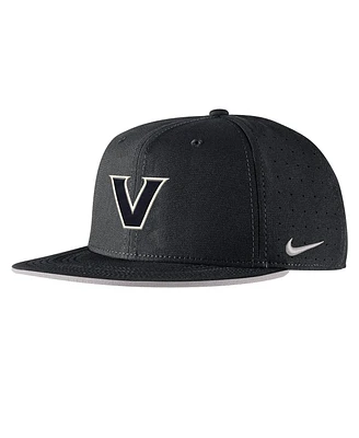 Nike Men's Black Vanderbilt Commodores On-Field True Performance Baseball Fitted Hat