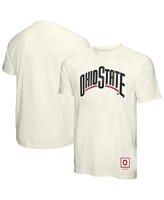 Mitchell & Ness Men's Cream Ohio State Buckeyes Vintage Tone T-Shirt