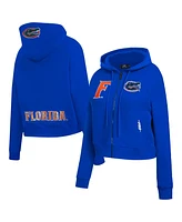 Pro Standard Women's Royal Florida Gators Game Day Sequin Full-Zip Hooded Jacket