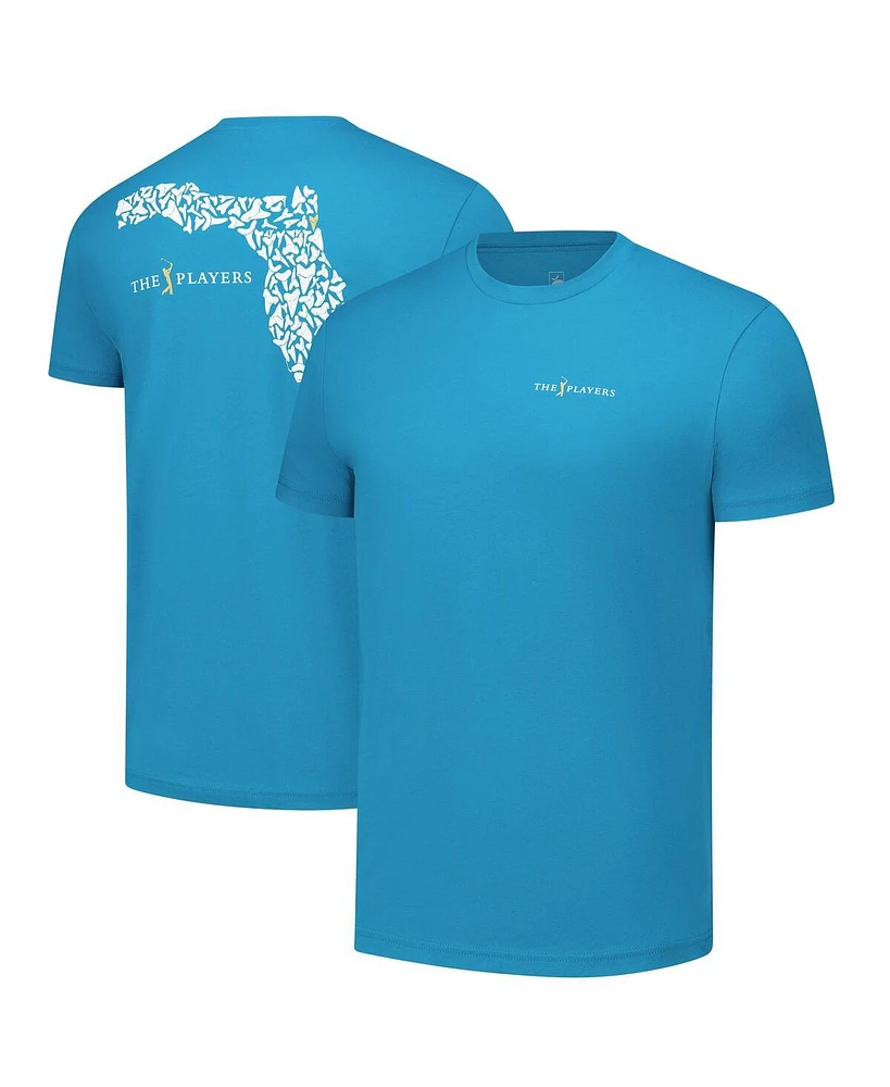 Flomotion Men's and Women's Blue The Players Shark State T-Shirt