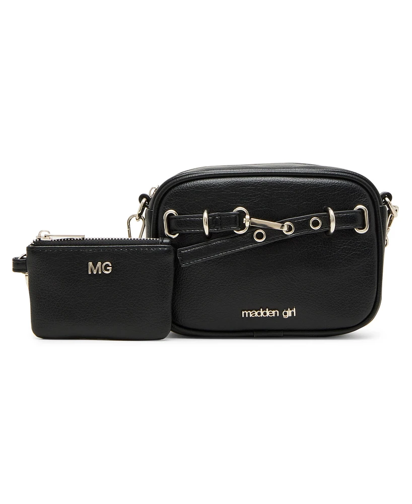 Madden Girl Millie Camera Mini Crossbody Bag