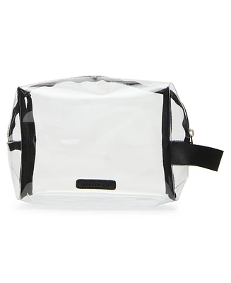 Madden Girl Eddiec Clear Zippered Pouch