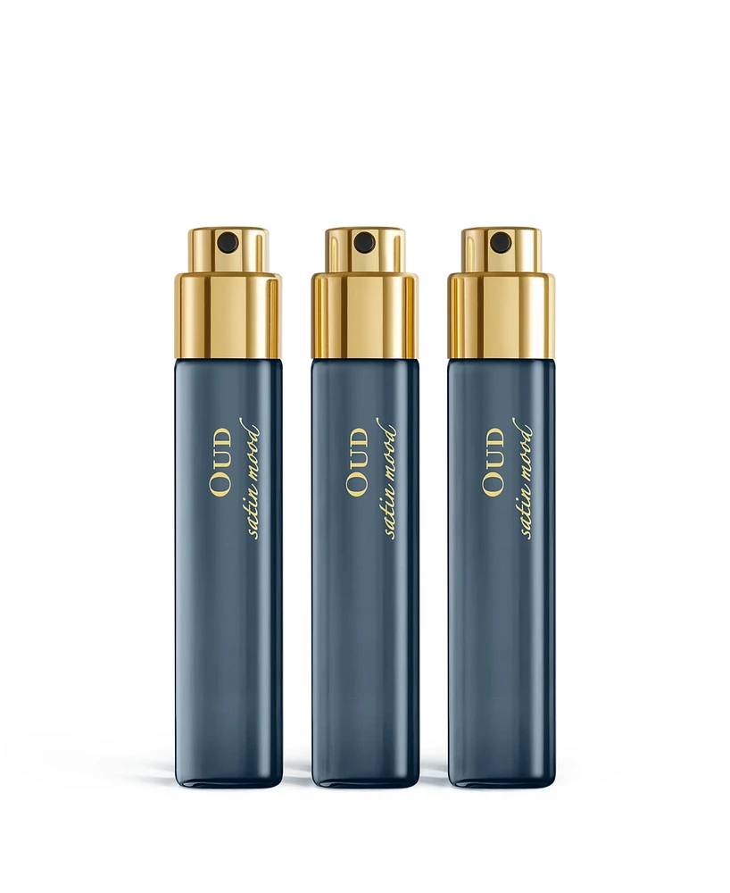 Maison Francis Kurkdjian 3-Pc. Oud satin mood Eau de Parfum Globe Trotter Refills Set