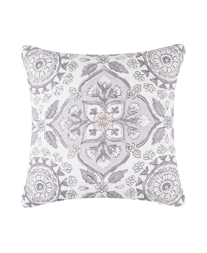 Levtex Lirelle Quilted Square Decorative Pillow, 18" x 18"