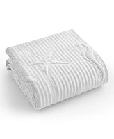Levtex Cross Stitch Reversible Quilted Throw, 50" x 60"