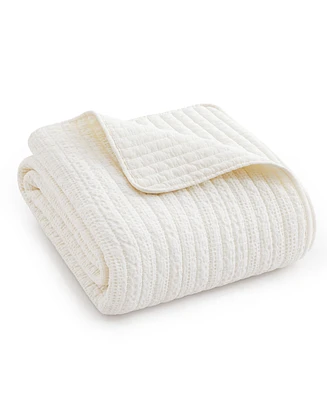 Levtex Loden Stone Washed Quilted Throw, 50" x 60"