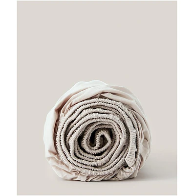 Organic Cotton Cool-Air Percale Fitted Sheet